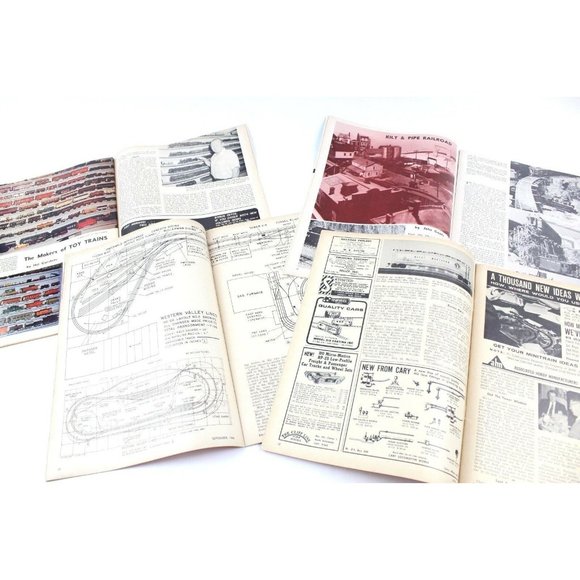 4 VTG 1966 Railroad Model Craftsman Magazine Lot JUNE JULY SEPTEMBER DEC… - Picture 2 of 7